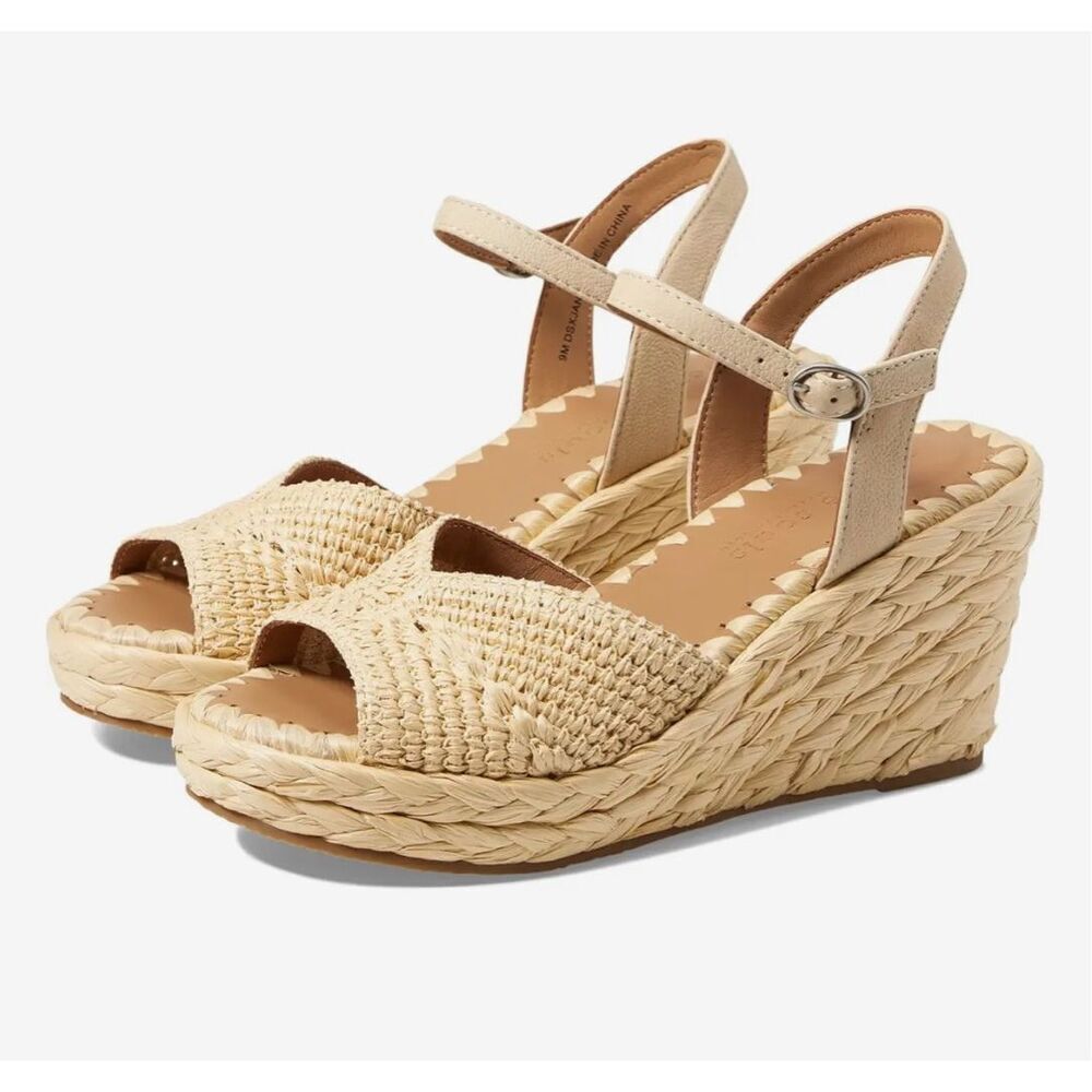 Gentle Souls Nomi Raffia Women’s Sandals 6.5